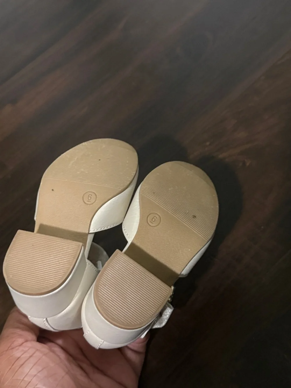 Rachel Shoes Cream Sparkle Bow Mary Janes